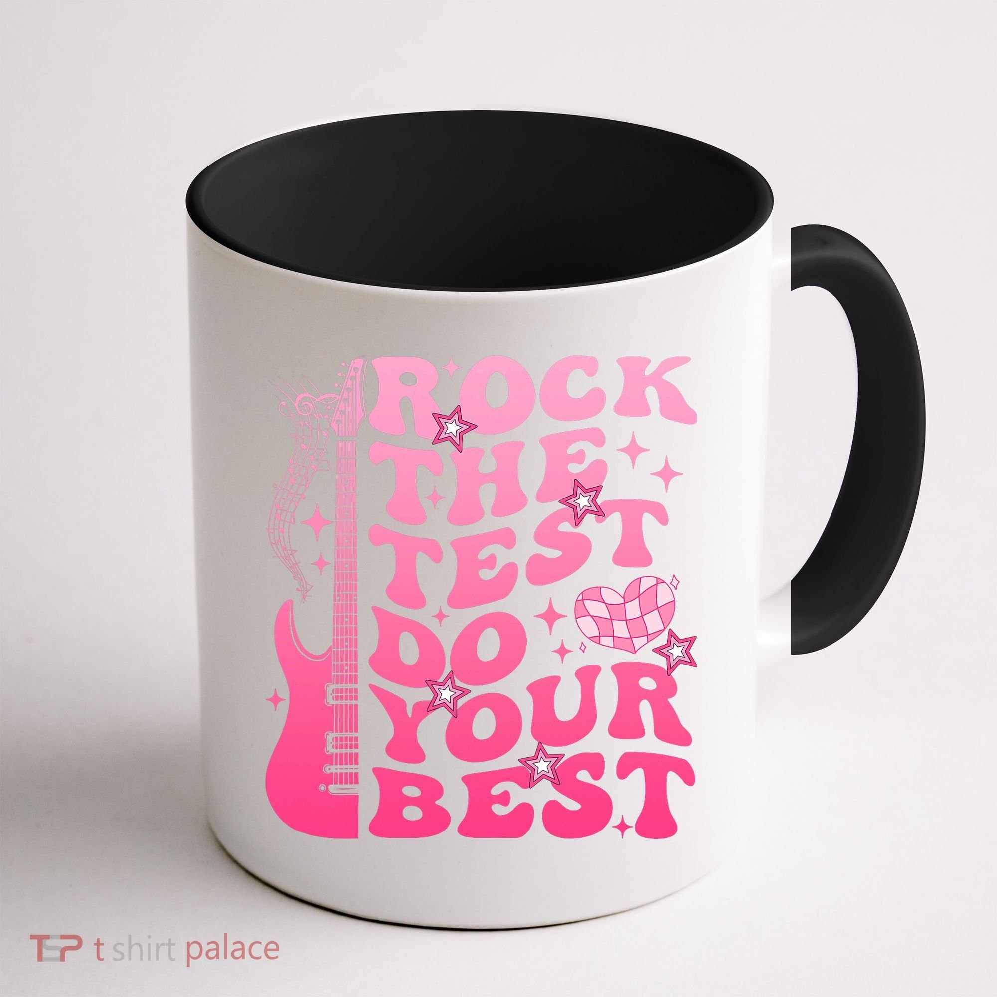 Rock The Test Do Your Best Testing Day For Teacher Student  Coffee Mug