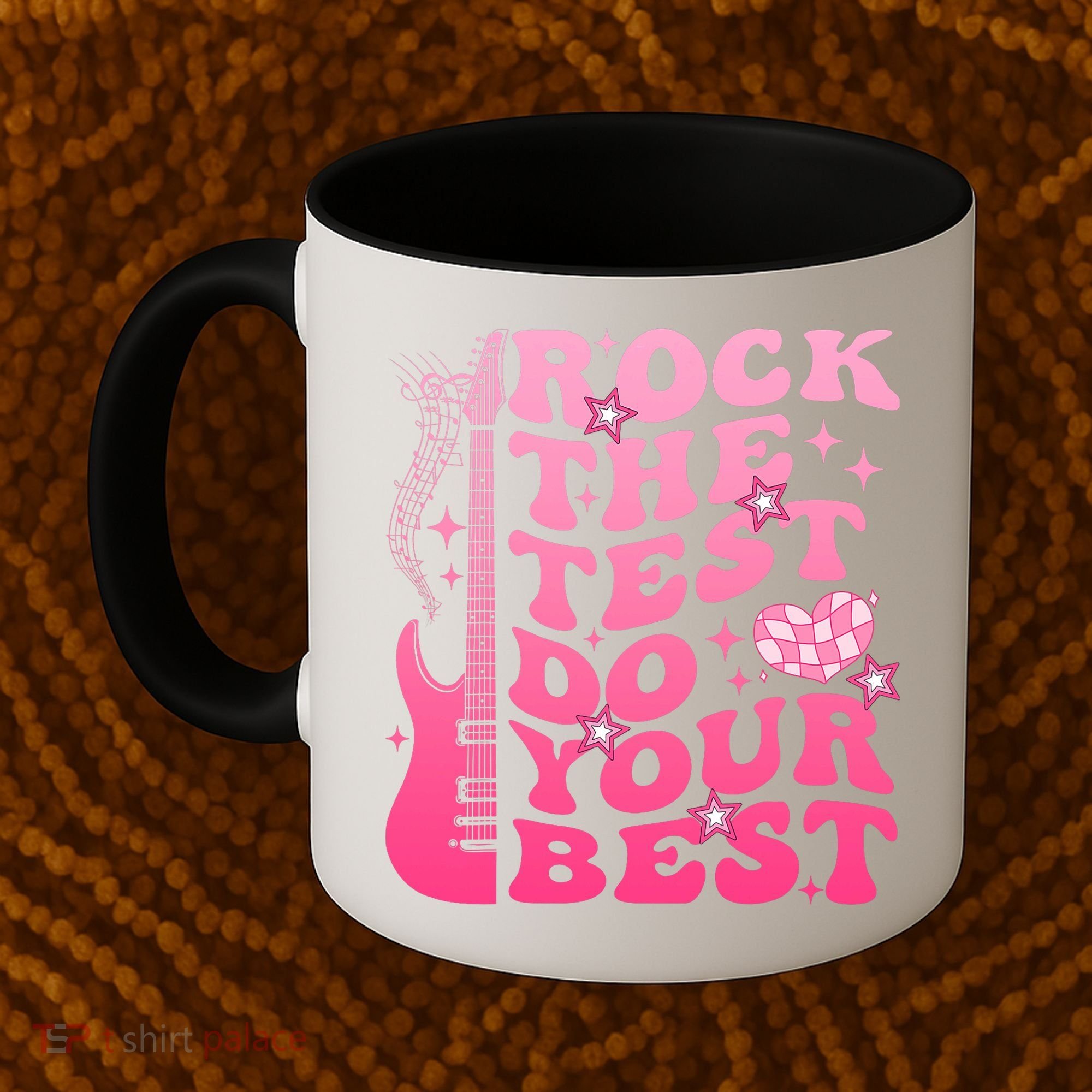 Rock The Test Do Your Best Testing Day For Teacher Student  Coffee Mug
