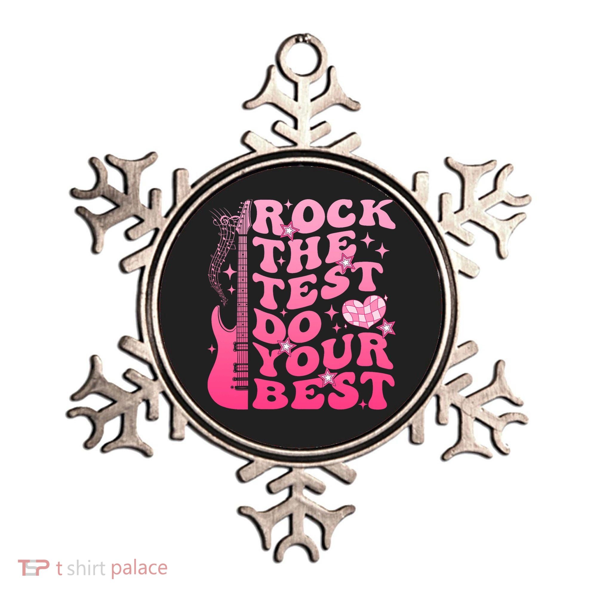 Rock The Test Do Your Best Testing Day For Teacher Student  Ornament