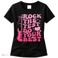 Rock The Test Do Your Best Testing Day For Teacher Student  Women's T-Shirt thumb 0