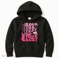 Rock The Test Do Your Best Testing Day For Teacher Student  Kids Hoodie thumb 0