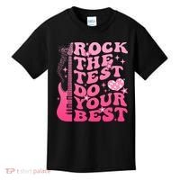 Rock The Test Do Your Best Testing Day For Teacher Student  Kids T-Shirt thumb 0