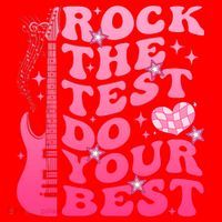 Rock The Test Do Your Best Testing Day For Teacher Student  Santa Hat thumb 1