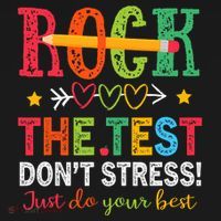Rock The Test Don't Stress Just Do Your Best Teacher Testing Baby Bodysuit thumb 2