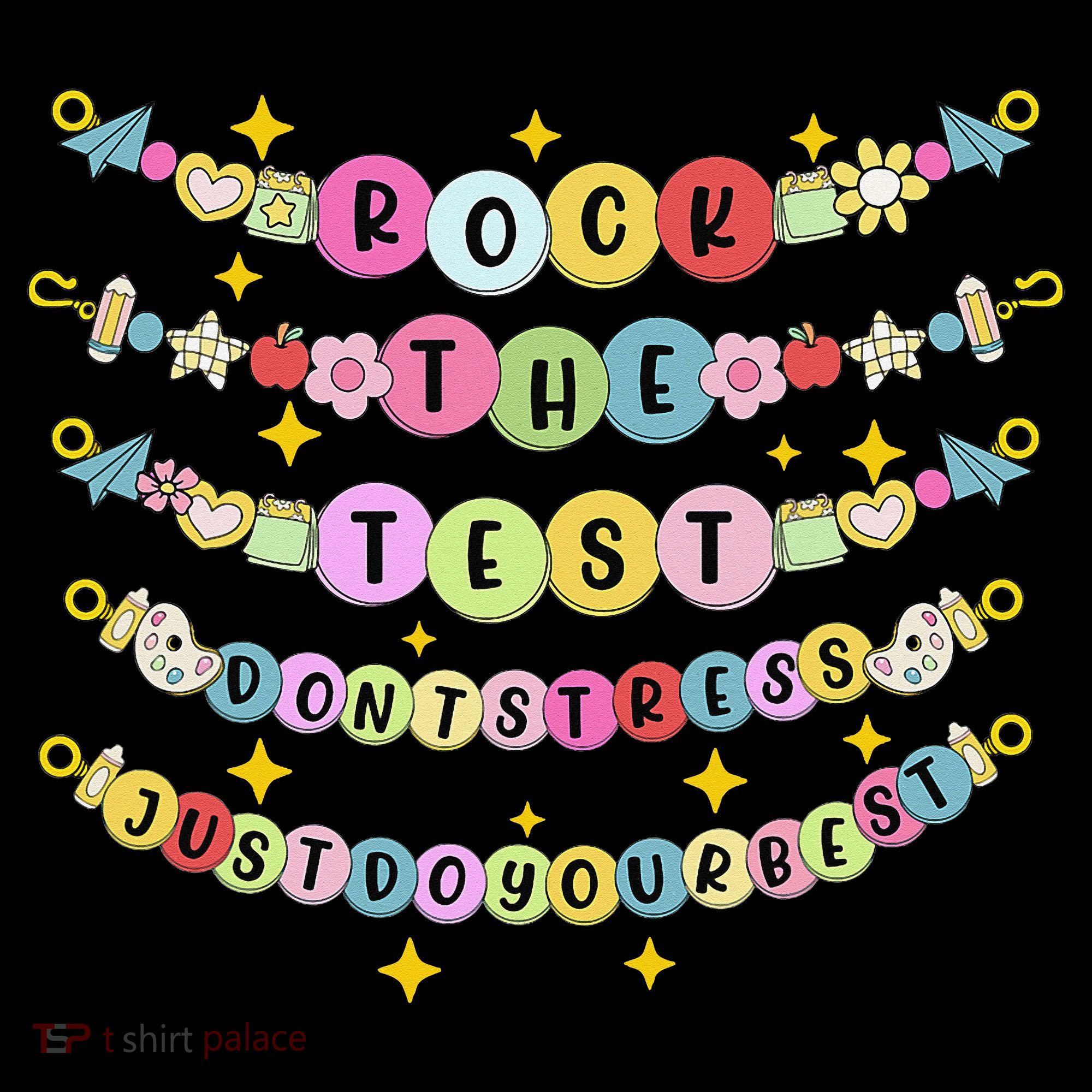 Rock The Test Day Dont Stress Just Do Your Best Bracelet Coffee Mug