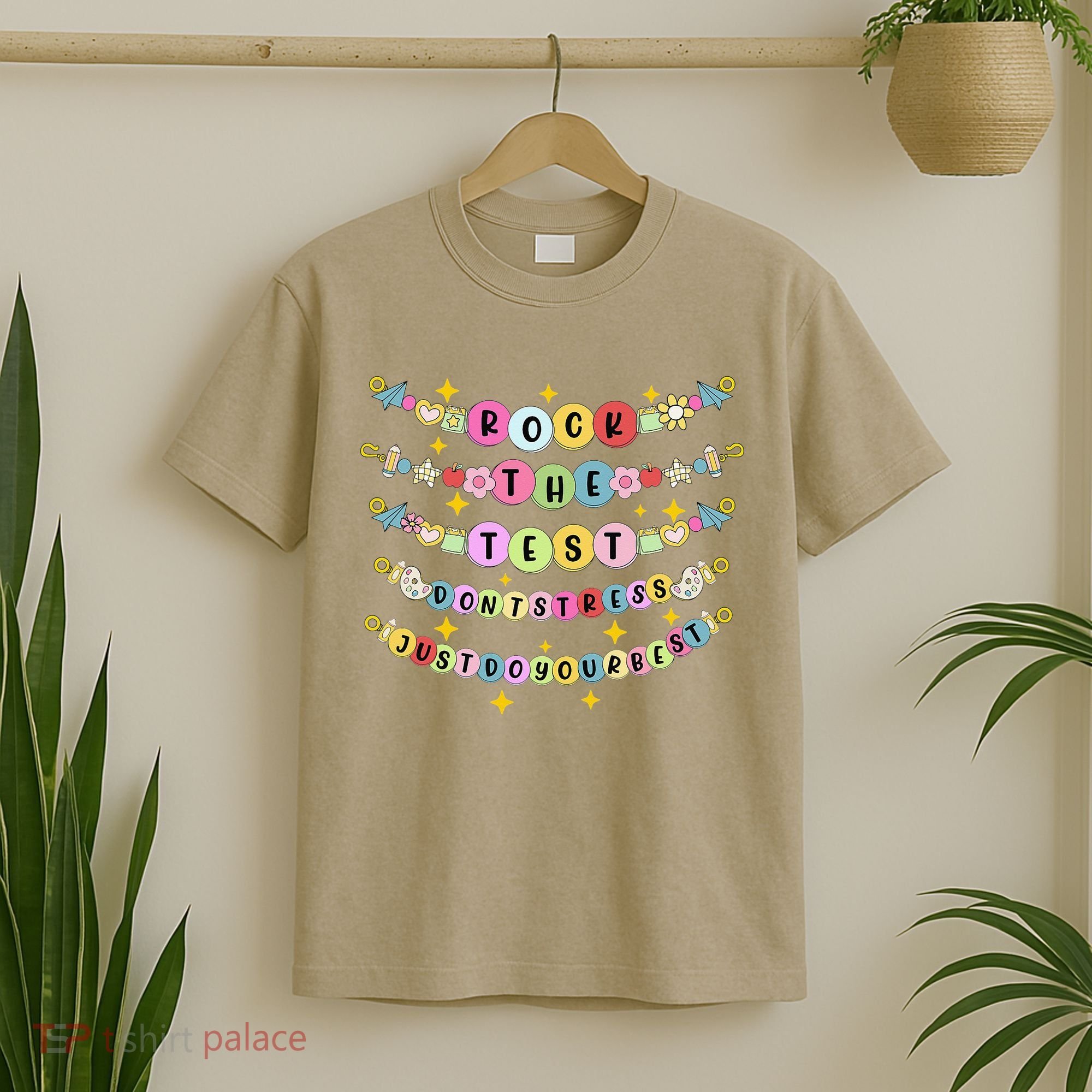Rock The Test Day Dont Stress Just Do Your Best Bracelet T-Shirt