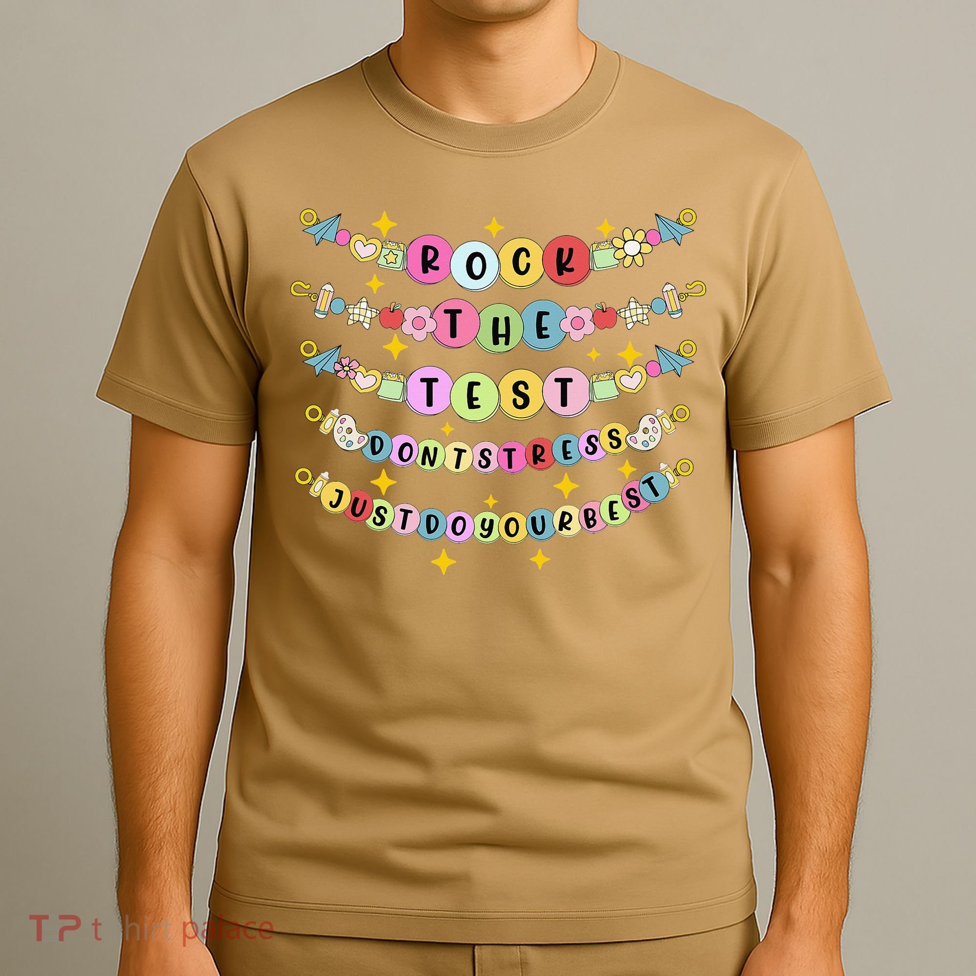 Rock The Test Day Dont Stress Just Do Your Best Bracelet T-Shirt