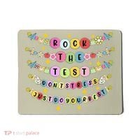Rock The Test Day Dont Stress Just Do Your Best Bracelet Mousepad thumb 0