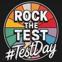 Rock The Test Motivation For Teachers Students On Exam Day Coaster thumb 2