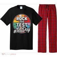 Rock The Test Motivation For Teachers Students On Exam Day Pajama Set thumb 0
