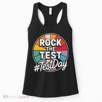 Rock The Test Motivation For Teachers Students On Exam Day Women's Tank Top thumb 0