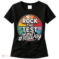 Rock The Test Motivation For Teachers Students On Exam Day Women's T-Shirt thumb 0