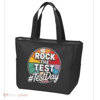 Rock The Test Motivation For Teachers Students On Exam Day Tote Bag thumb 3