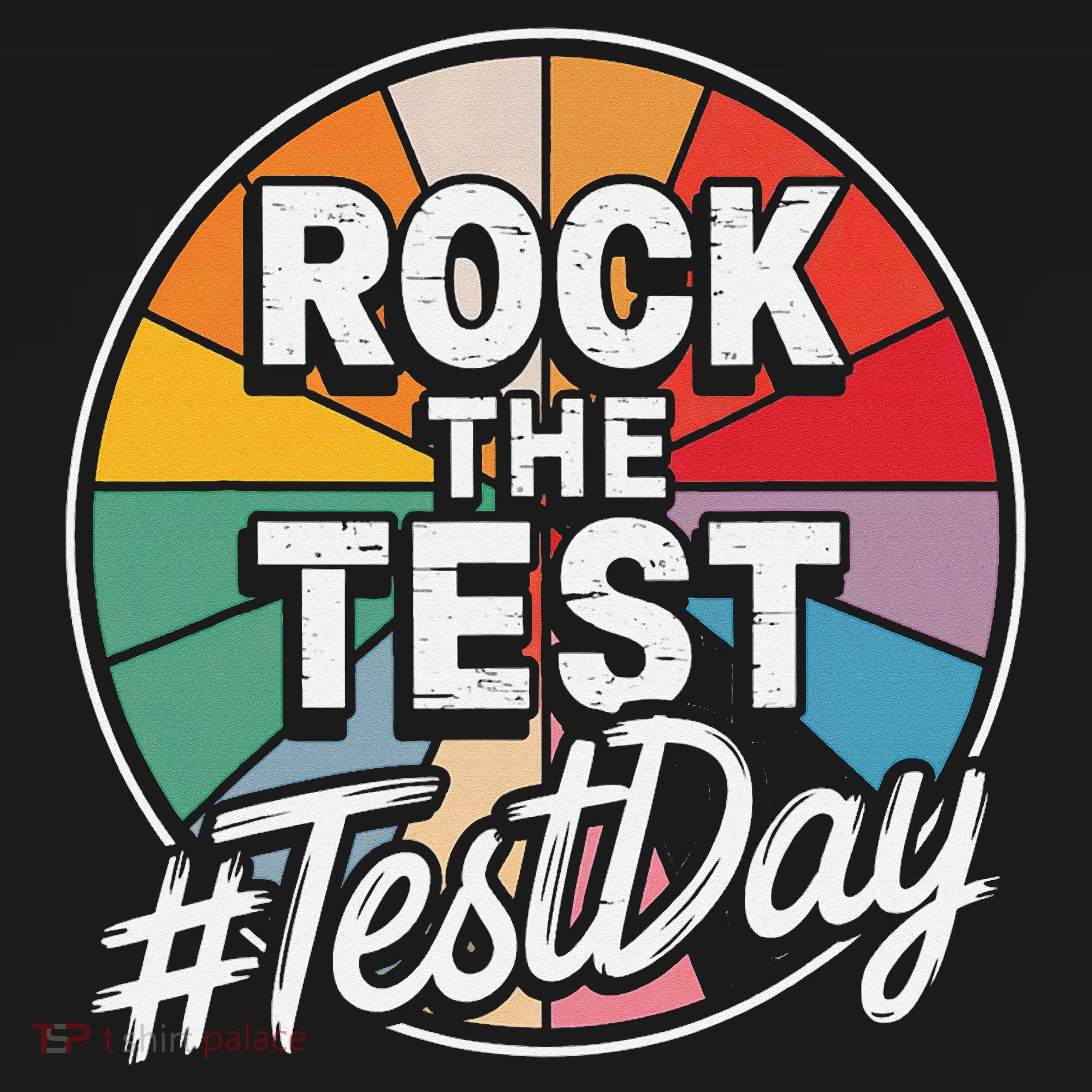 Rock The Test Motivation For Teachers Students On Exam Day Tote Bag