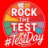 Rock The Test Motivation For Teachers Students On Exam Day Santa Hat thumb 1