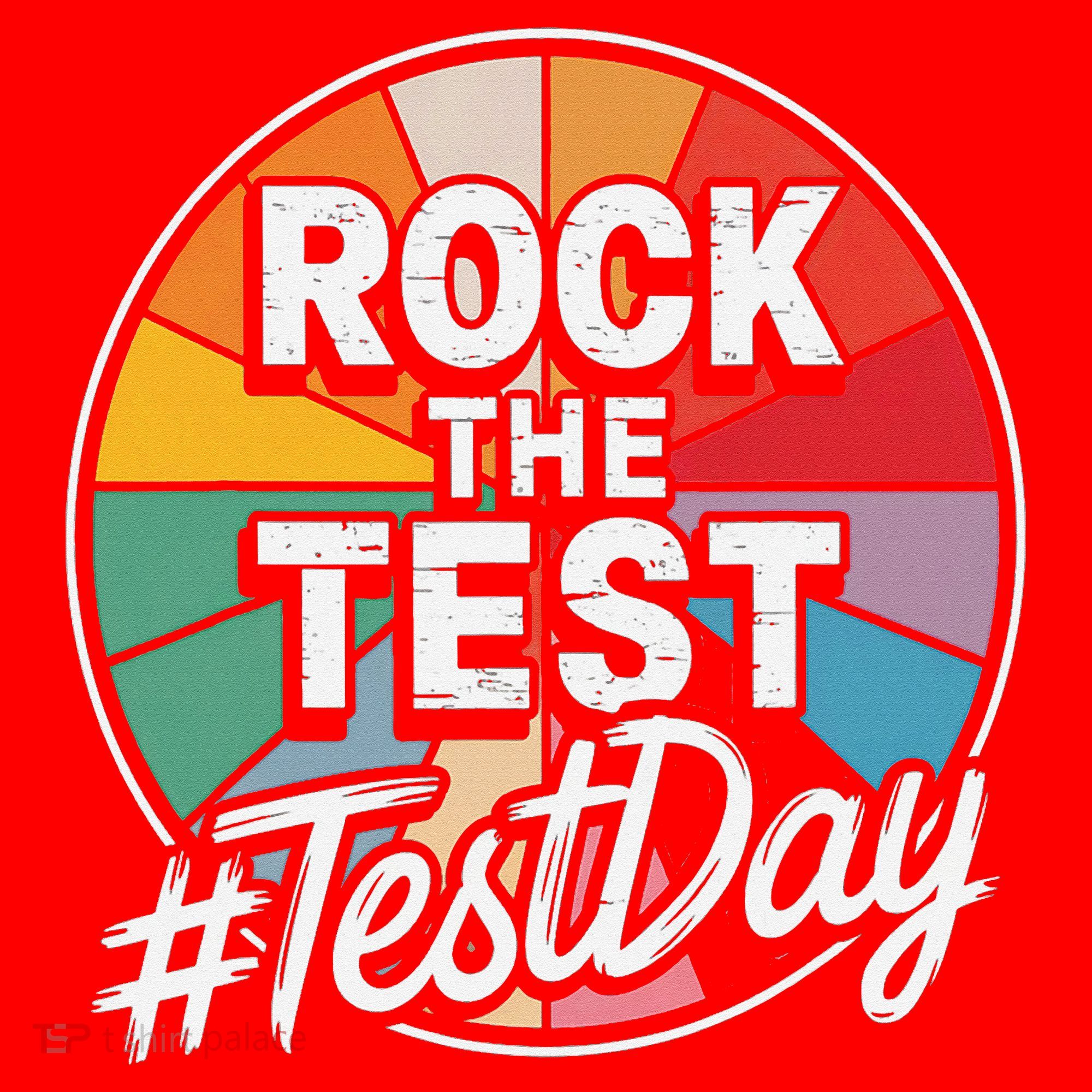 Rock The Test Motivation For Teachers Students On Exam Day Santa Hat