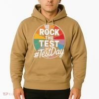 Rock The Test Motivation For Teachers Students On Exam Day Hoodie thumb 2
