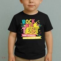 Rock The Test Day Testing Day Toddler T-Shirt thumb 2