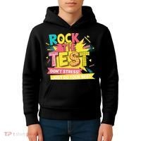 Rock The Test Day Testing Day Kids Hoodie thumb 4