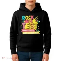 Rock The Test Day Testing Day Kids Hoodie thumb 4