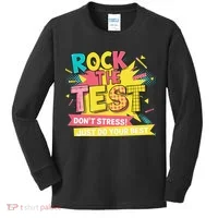Rock The Test Day Testing Day Kids Long Sleeve Shirt thumb 0