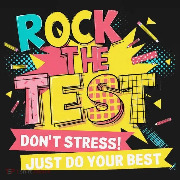 Rock The Test Day Testing Day Kids Long Sleeve Shirt