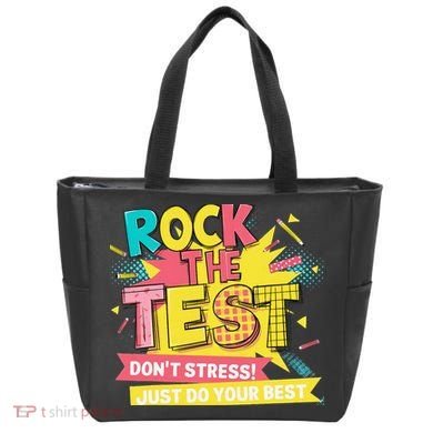 Rock The Test Day Testing Day Tote Bag