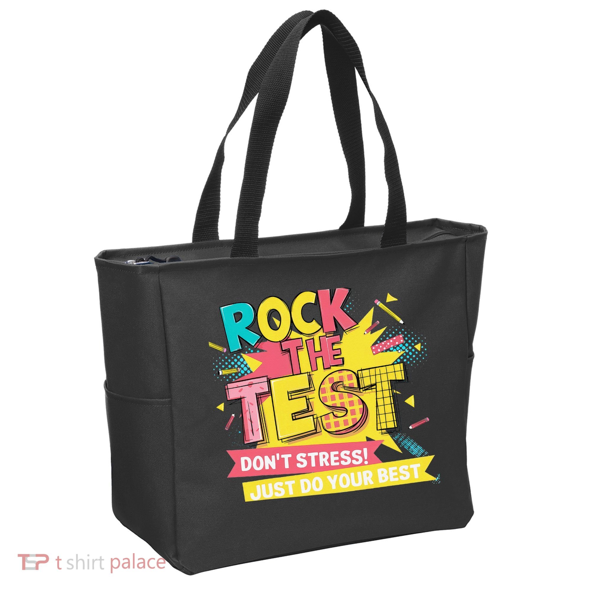 Rock The Test Day Testing Day Tote Bag