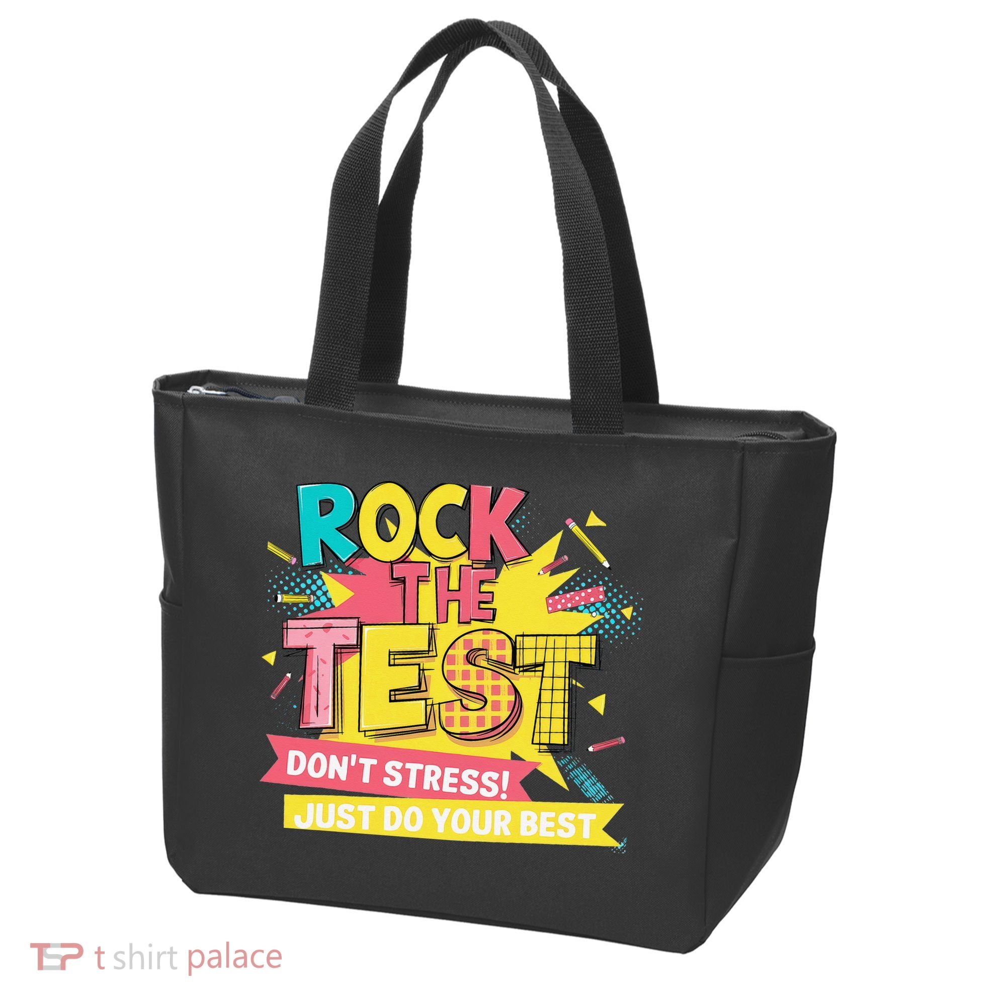 Rock The Test Day Testing Day Tote Bag