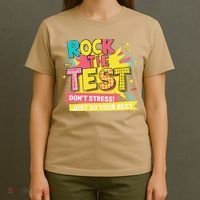 Rock The Test Day Testing Day T-Shirt thumb 4