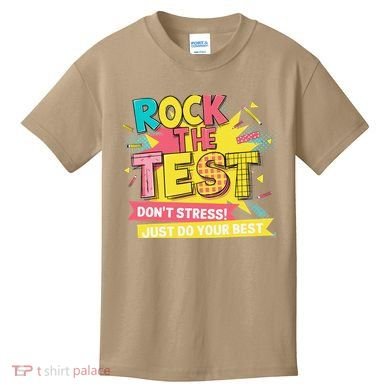 Rock The Test Day Testing Day Kids T-Shirt