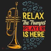 Relax The Trumpet Player Is Here Women's Sweatshirt thumb 2
