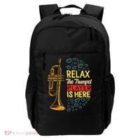 Relax The Trumpet Player Is Here Backpack thumb 0