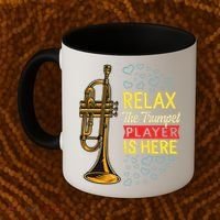 Relax The Trumpet Player Is Here Coffee Mug thumb 2