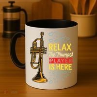 Relax The Trumpet Player Is Here Coffee Mug thumb 4
