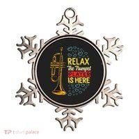 Relax The Trumpet Player Is Here Ornament thumb 0