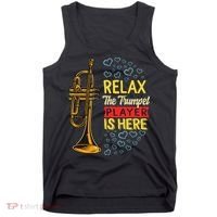Relax The Trumpet Player Is Here Tank Top thumb 0