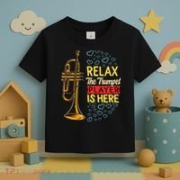 Relax The Trumpet Player Is Here Toddler T-Shirt thumb 3