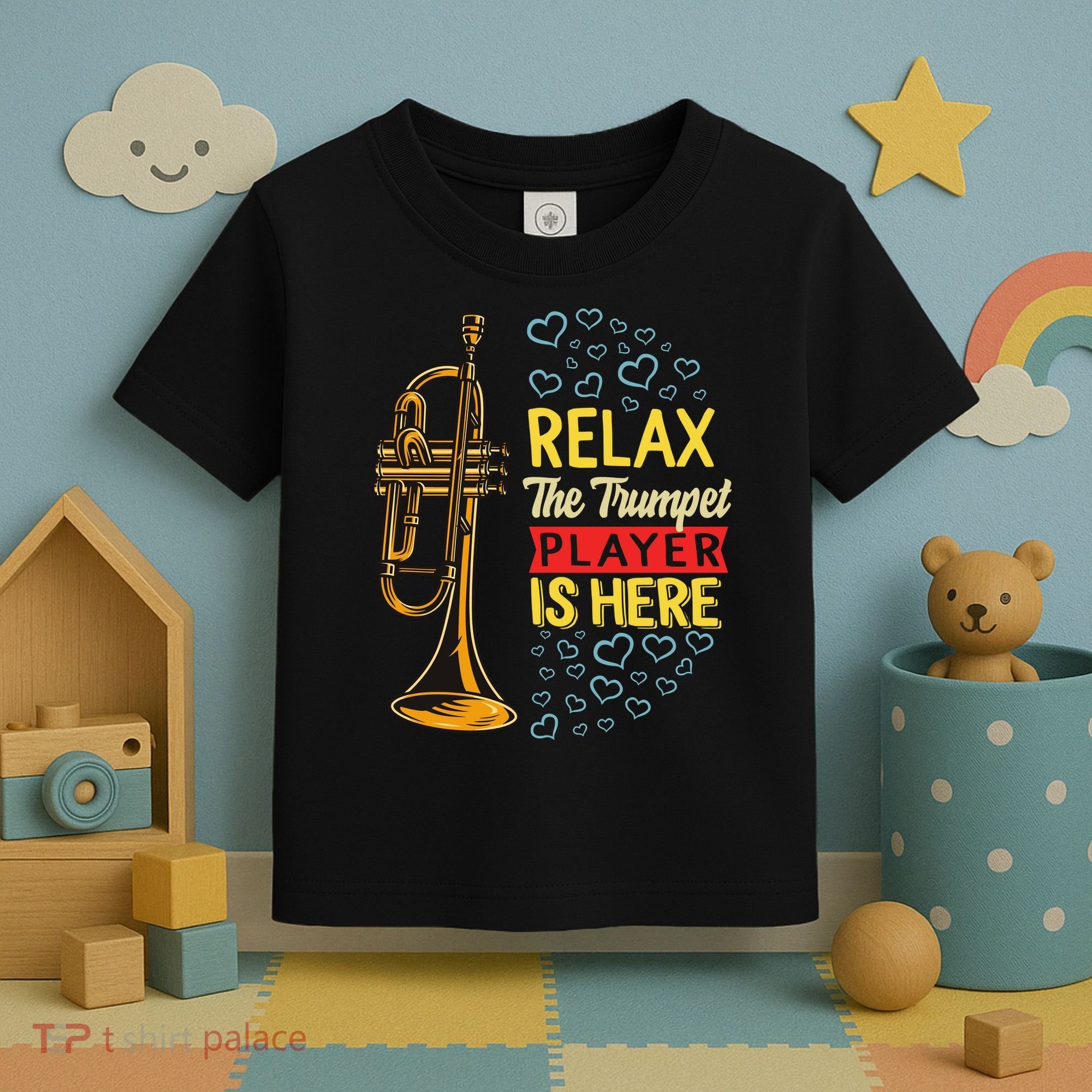 Relax The Trumpet Player Is Here Toddler T-Shirt