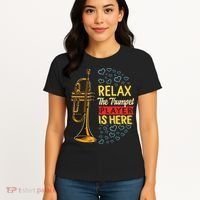 Relax The Trumpet Player Is Here Women's T-Shirt thumb 4