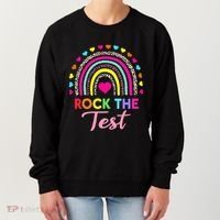 Rock The Test Test Day Teacher Testing Day Women's Sweatshirt thumb 0