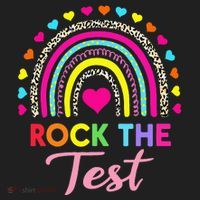 Rock The Test Test Day Teacher Testing Day Women's Sweatshirt thumb 2