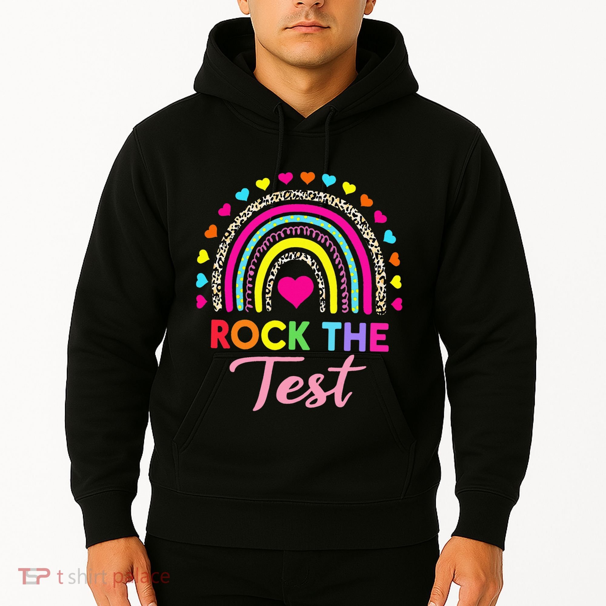 Rock The Test Test Day Teacher Testing Day Hoodie