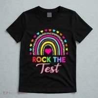 Rock The Test Test Day Teacher Testing Day T-Shirt thumb 5