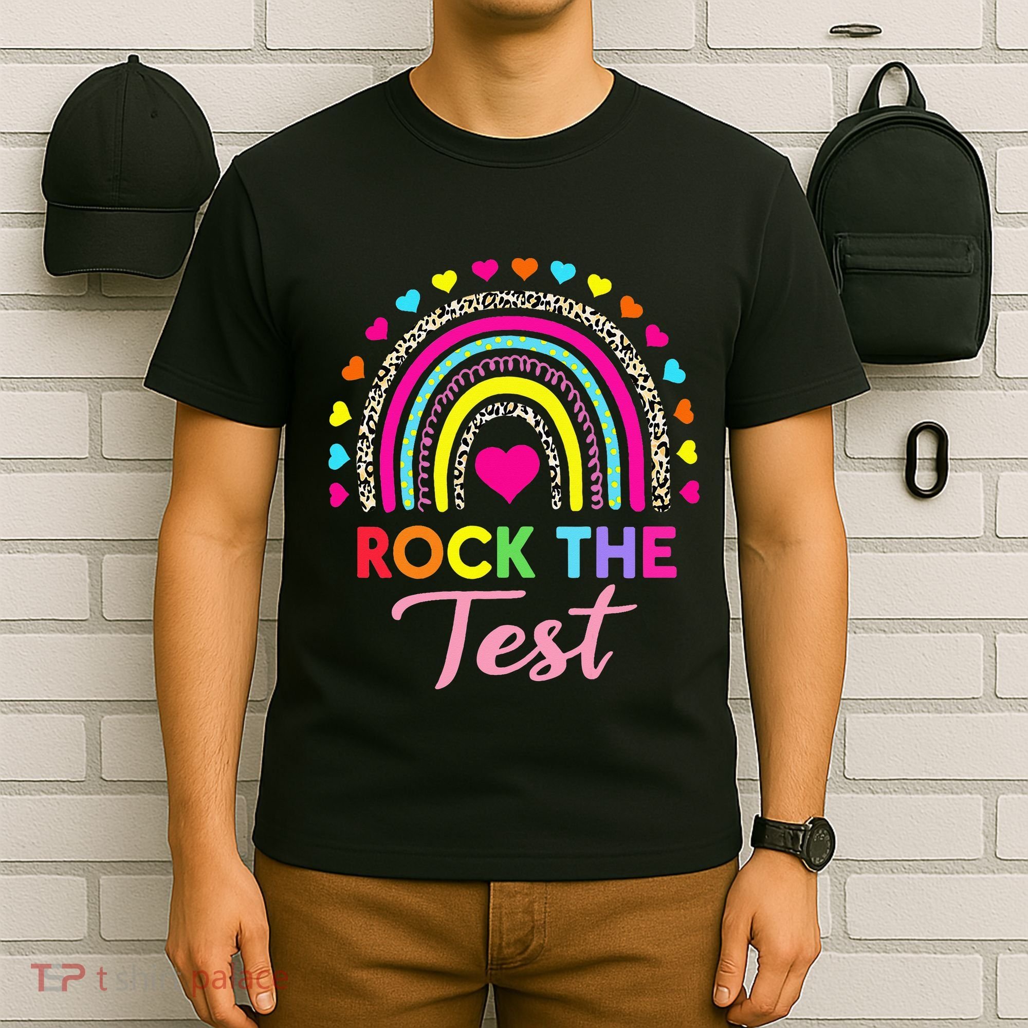 Rock The Test Test Day Teacher Testing Day T-Shirt
