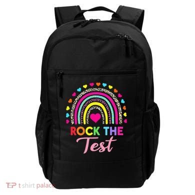 Rock The Test Test Day Teacher Testing Day Backpack