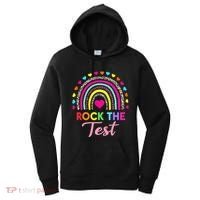 Rock The Test Test Day Teacher Testing Day Women's Hoodie thumb 0
