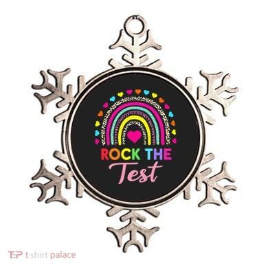 Rock The Test Test Day Teacher Testing Day Ornament