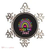 Rock The Test Test Day Teacher Testing Day Ornament thumb 0