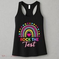 Rock The Test Test Day Teacher Testing Day Women's Tank Top thumb 3